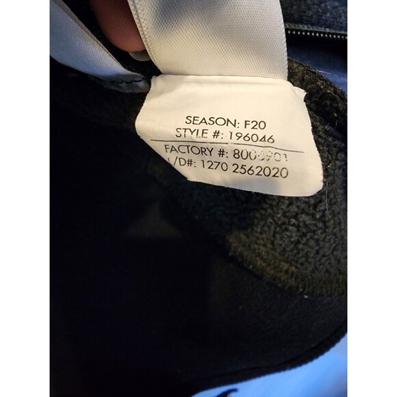 Spyder Encore Full Zip Jacket Size Youth Small Fleece Lined Mock Neck Black - Picture 9 of 12